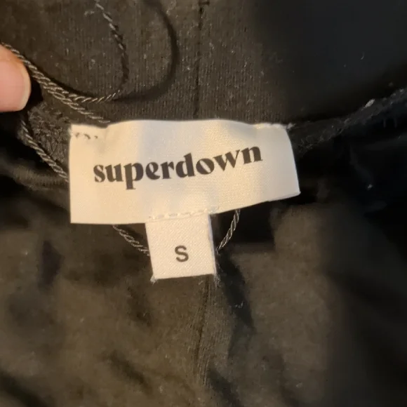 Superdown Black Leggings - Picture 2 of 3